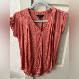 Simply Vera Wong Peach color blouse xsp